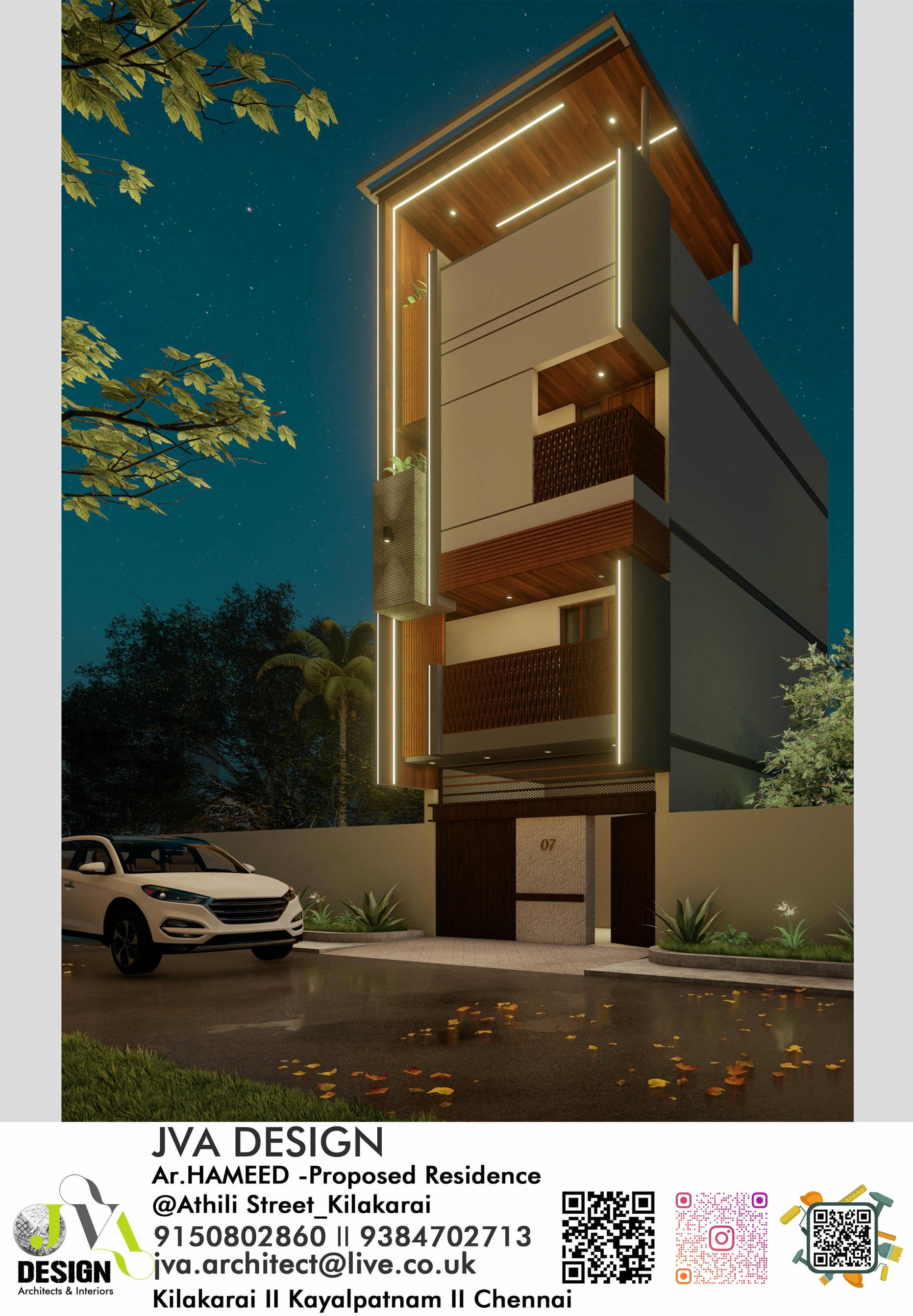 Mr. Ahmed Residence (Elevation 2)